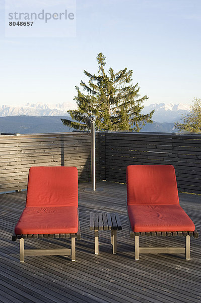 Trentino Südtirol  Berg  Hintergrund  Urlaub  Veranda  Italien  Sonne