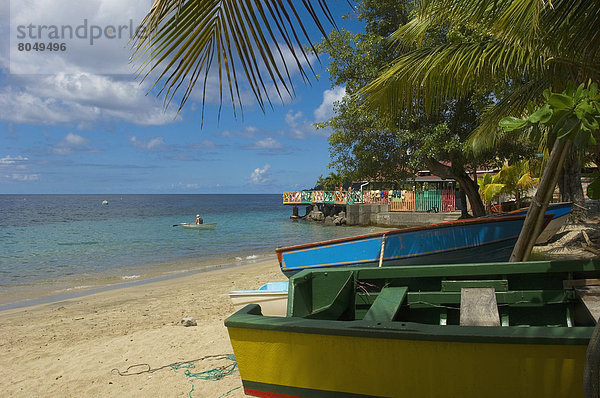 Sonnenuntergang  Ehrfurcht  Restaurant  Karibik  Ansicht  Grenada  Hauptstadt  Bucht