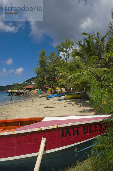 Sonnenuntergang  Ehrfurcht  Restaurant  Karibik  Ansicht  Grenada  Hauptstadt  Bucht