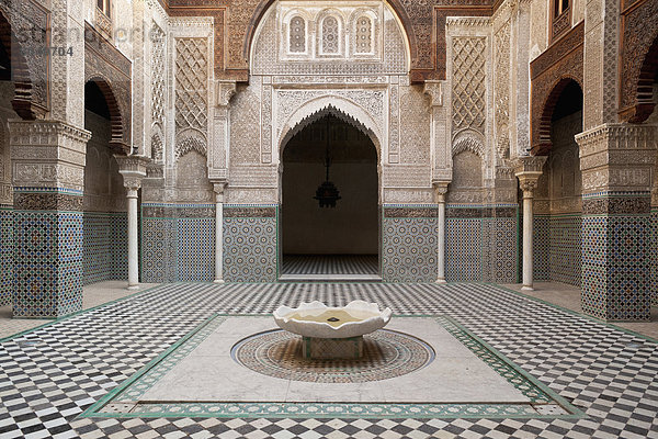 Fès  Fez  Innenhof  Hof  Fes  Marokko