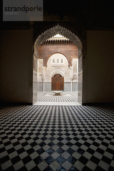 Fès  Fez  sehen  Innenhof  Hof  Fes  Marokko