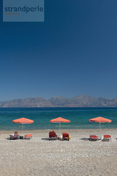 Berg  Strand  Agios Nikolaos  Kreta  Griechenland