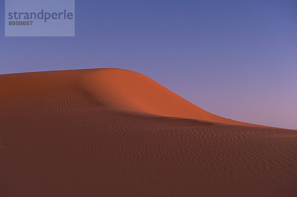 nahe  Wüste  Sand  Düne  Sahara  Abenddämmerung  Merzouga  Marokko