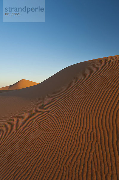 nahe  Morgendämmerung  Wüste  Sand  Düne  Sahara  Merzouga  Marokko
