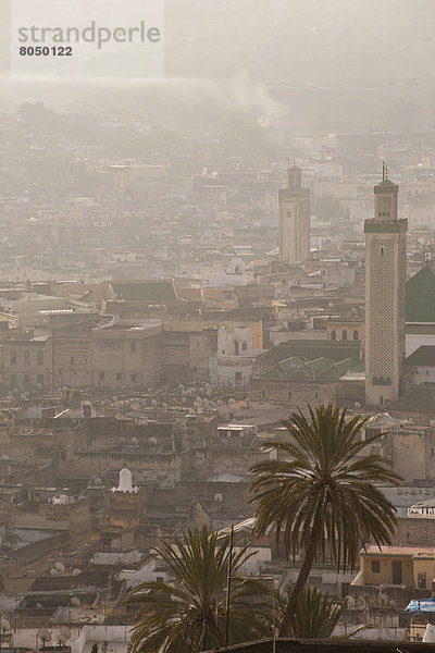 Fès  Fez  Morgendämmerung  Fes  Marokko  Moschee