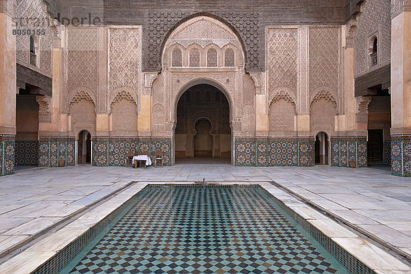 Big Ben  Innenhof  Hof  Marrakesch  Marokko