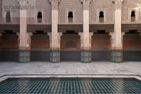 Big Ben  Innenhof  Hof  Marrakesch  Marokko