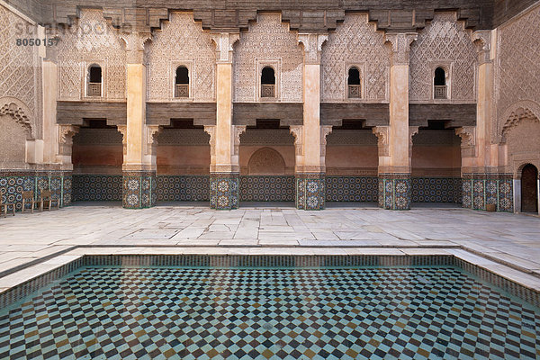 Big Ben  Innenhof  Hof  Marrakesch  Marokko