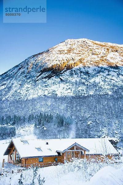 Berg Norwegen Schnee