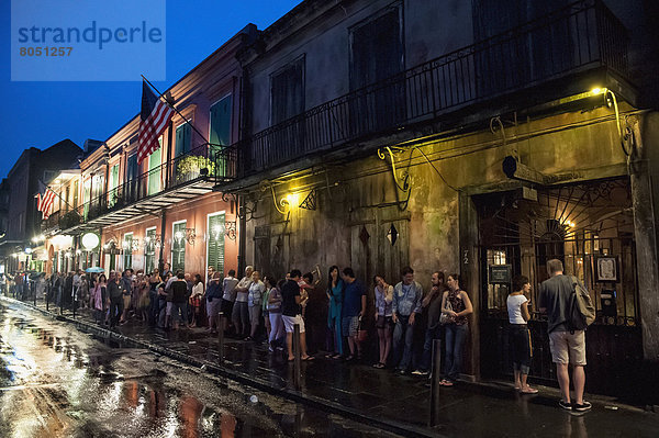 Vereinigte Staaten von Amerika USA Mensch Menschen Tradition Verein Linie Louisiana New Orleans