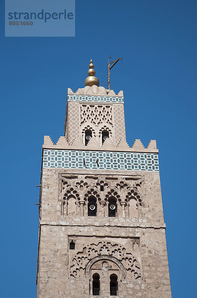 Marrakesch  Koutoubia-Moschee  Marokko