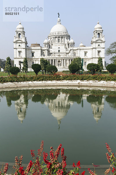 Ansicht von Victoria Memorial  Kalkutta  Westbengalen  Indien