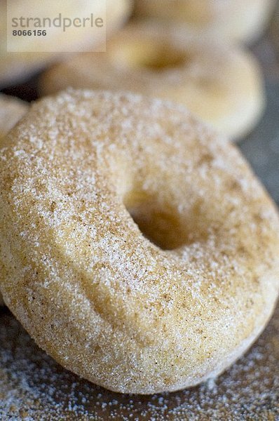 Doughnuts mit Zimtzucker (Close Up)