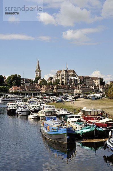 Großstadt  Heiligtum  Ansicht  Abtei  Auxerre