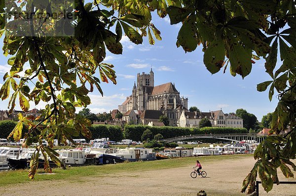 Großstadt  Heiligtum  Ansicht  Abtei  Auxerre