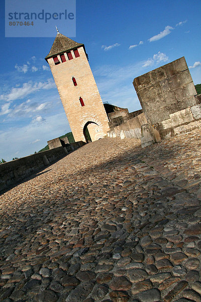 'Cahors (46) : ''Pont Valentre'' bridge'