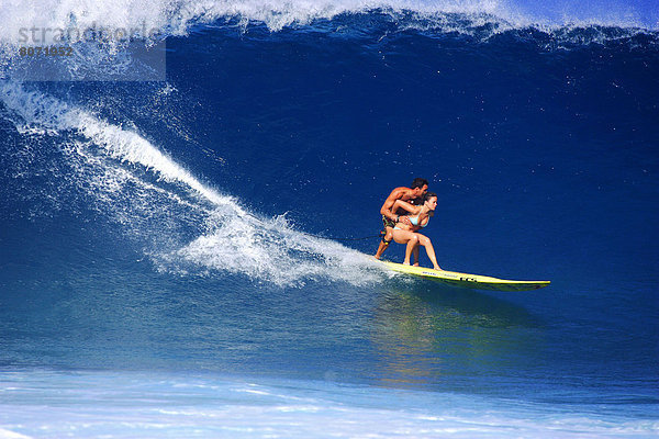 Wellenreiten surfen Tandem