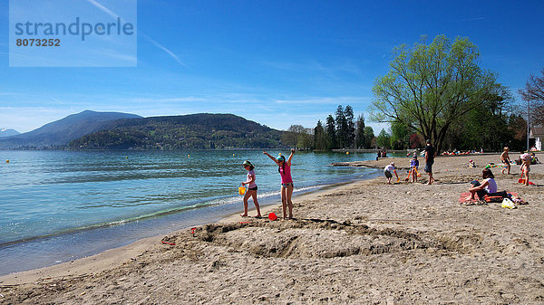 Tag  Strand  See  Sonnenlicht  Annecy