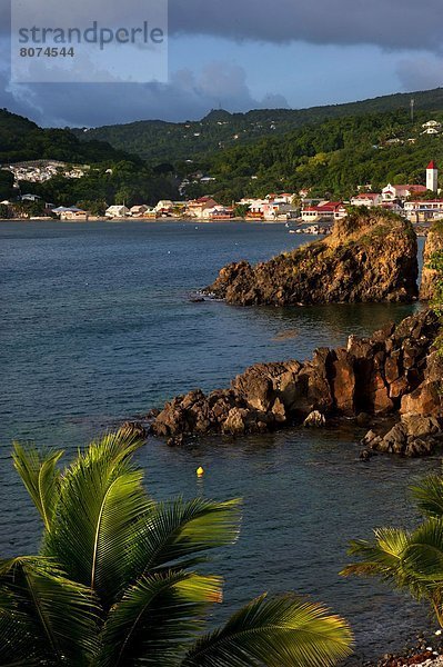 Küste Dorf Insel Guadeloupe