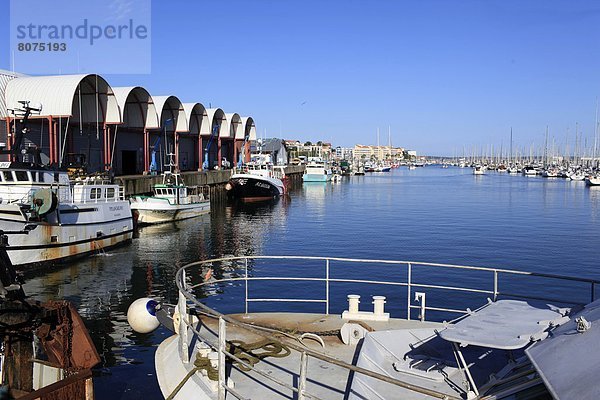 Hafen  Frankreich  Boot  angeln  Aquitanien