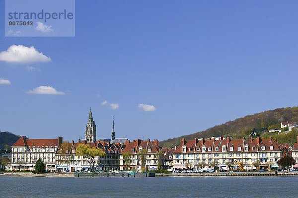 Produktion  Tal  Stadt  Postkarte  Karte  Seine  reservieren