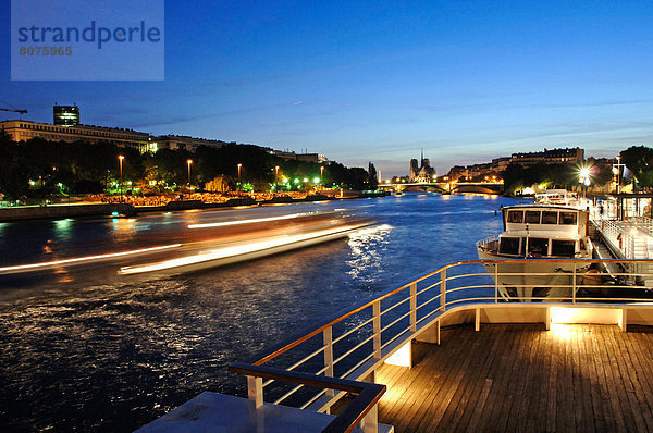 Paris Hauptstadt Landschaft Kathedrale Insel