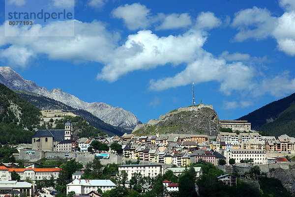 Feuerwehr  Großstadt  Ansicht  Briancon  Juni