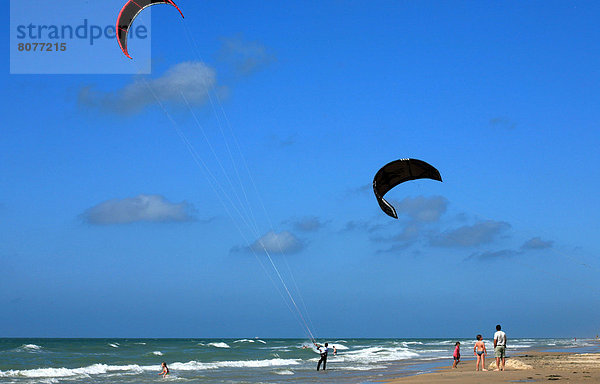 löschen  Kitesurfer  Strand  Meer  Kappe  Geographie  Calais