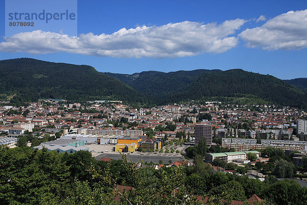 Berg  Großstadt  Hintergrund  Ansicht