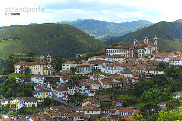 Cityscape of Ouro Preto  a UNESCO World Heritage Site