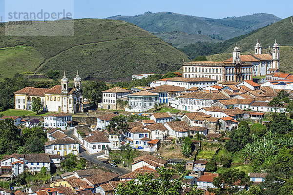 Cityscape of Ouro Preto  a UNESCO World Heritage Site