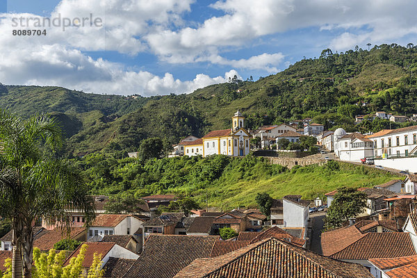 Kirche Nossa Senhora das Merces e Misericordia in der Altstadt von Ouro Preto  UNESCO-Weltkulturerbe