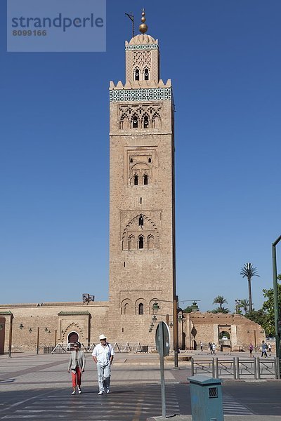 Nordafrika  UNESCO-Welterbe  Afrika  Koutoubia-Moschee  Marrakesch  Marokko