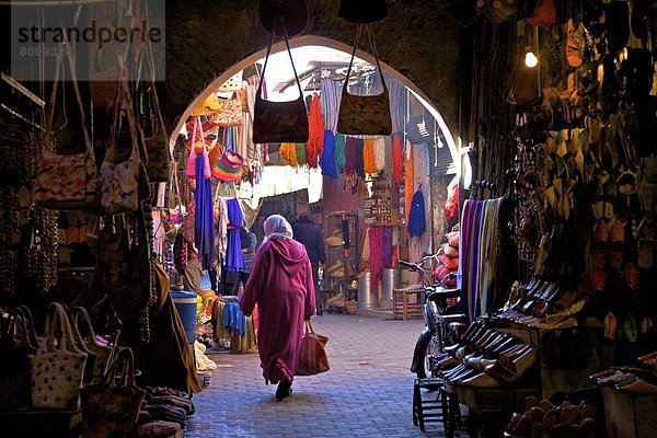 Nordafrika  Marrakesch  Souk  Afrika  Marokko