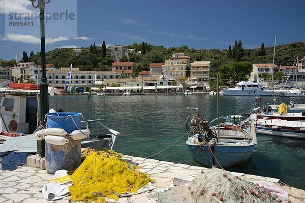 Hafen  Europa  Küste  Boot  Neuengland  Korfu  Griechenland  Griechische Inseln