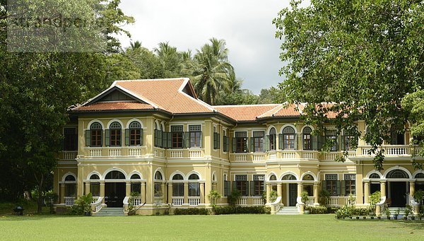 Herrenhaus chinesisch Südostasien Asien alt Phuket Gummi Thailand