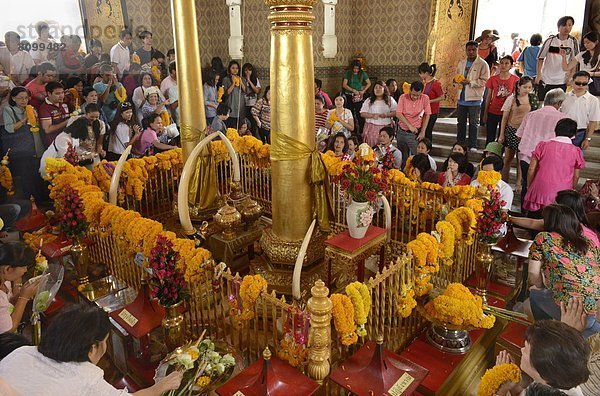 Bangkok  Hauptstadt  Gebäude  Großstadt  Säule  Fundament  Gründung  Südostasien  Asien  Thailand