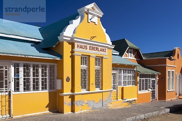 Gebäude  Küste  Stadt  bunt  Design  Namibia  Lüderitz  Afrika