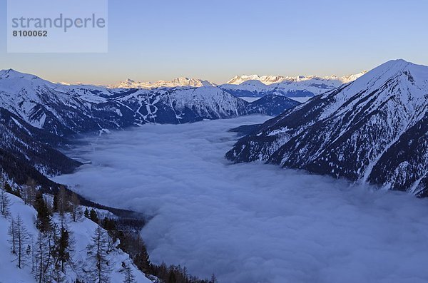 Frankreich  Europa  Französische Alpen  Wolkengebilde  Chamonix  Haute-Savoie