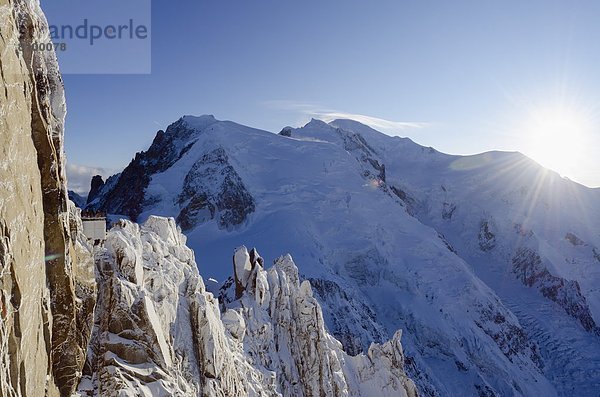 Montblanc  Mont Blanc  Frankreich  Europa  Französische Alpen  Chamonix  Haute-Savoie