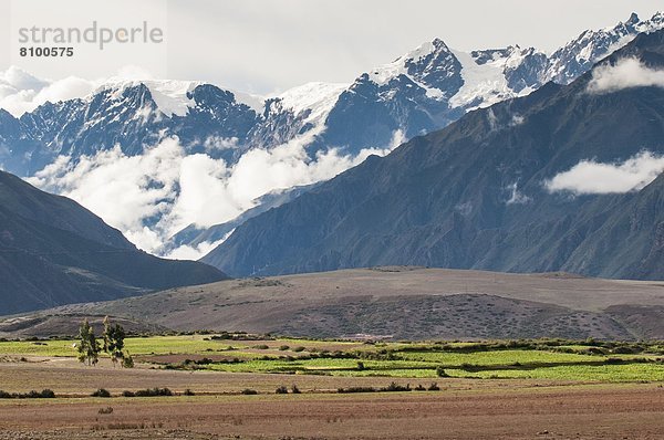 nahe  Landschaft  über  Tal  Heiligkeit  Peru  Südamerika