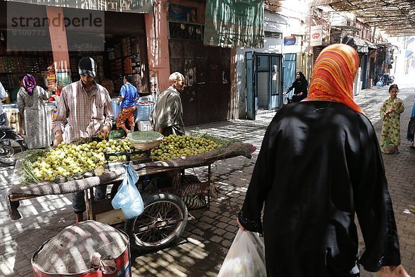 Nordafrika  Marrakesch  Souk  Afrika  Marokko