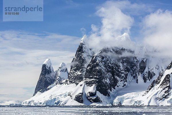 Berg  bedecken  Antarktis  Schnee