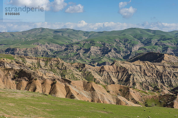 Gebirgslandschaft an der Grenze zum Iran