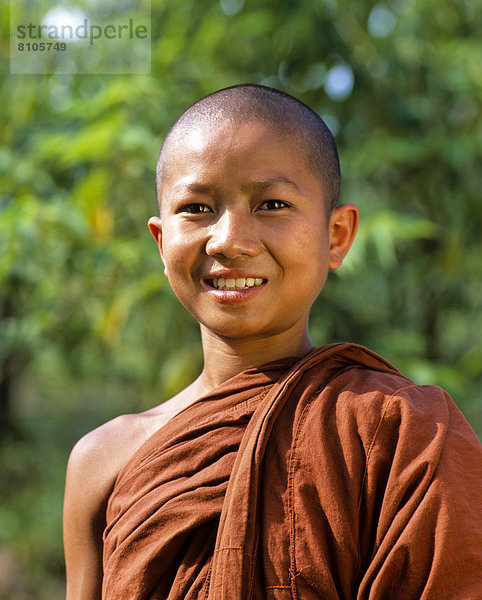 Buddhistischer Novize  Portrait