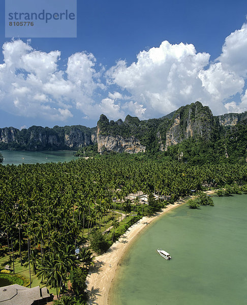 Strand Rai-Leh-East vom Laem Nang Aussichtspunkt aus gesehen