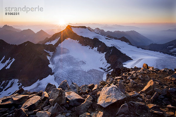 Sonnenaufgang über dem Wilden Freiger