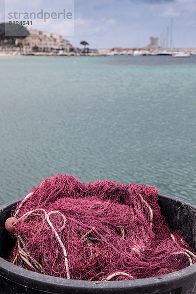 Fischernetze Marciana  Insel Elba  Italien