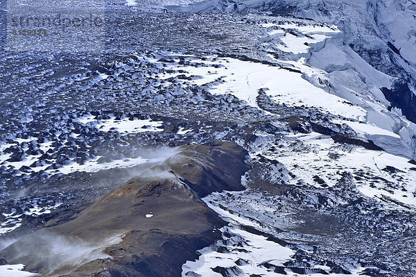 Luftaufnahme Vulkangebiet Grimsvötn auf dem Vatnajökull
