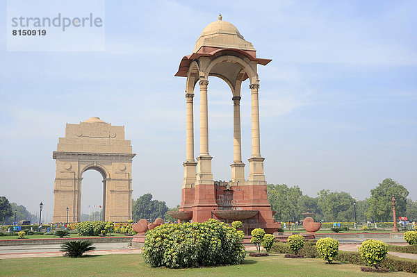 Canopy und Kriegsdenkmal India Gate oder All India War Memorial von Sir Edwin Landseer Lutyens